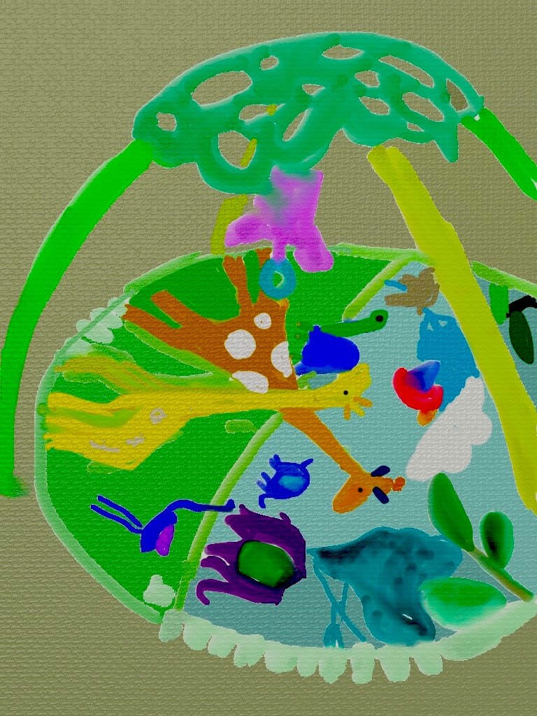 Baby Gym Watercolor
