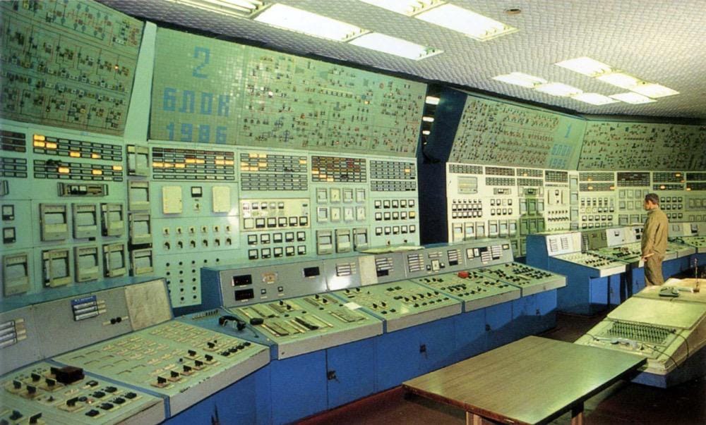 An old control room