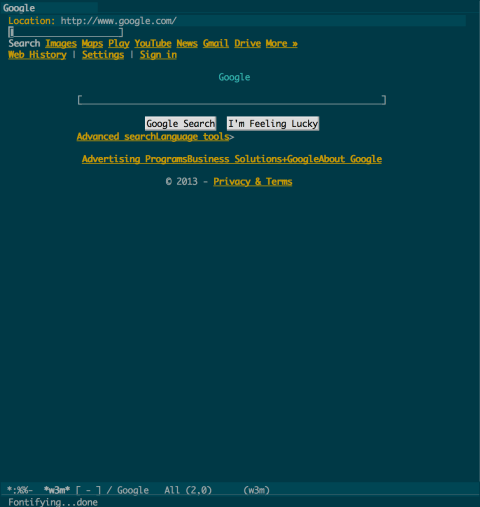 Emacs w3m