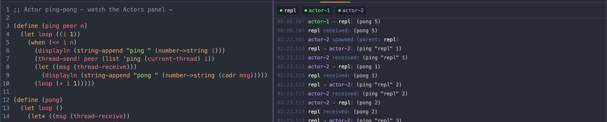 Making Concurrency Visible: Gerbil Playground v1.2