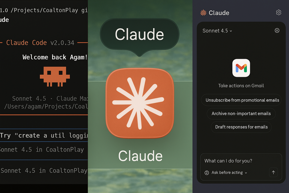 A tale of three Claudes