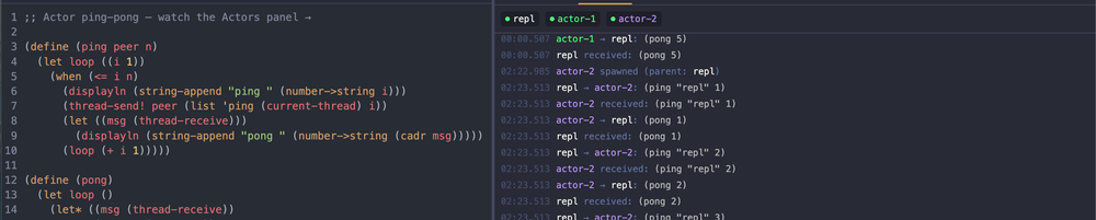 Making Concurrency Visible: Gerbil Playground v1.2