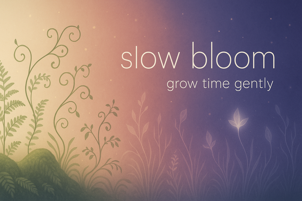 Slow Bloom: a meditation app that doesn't want anything from you