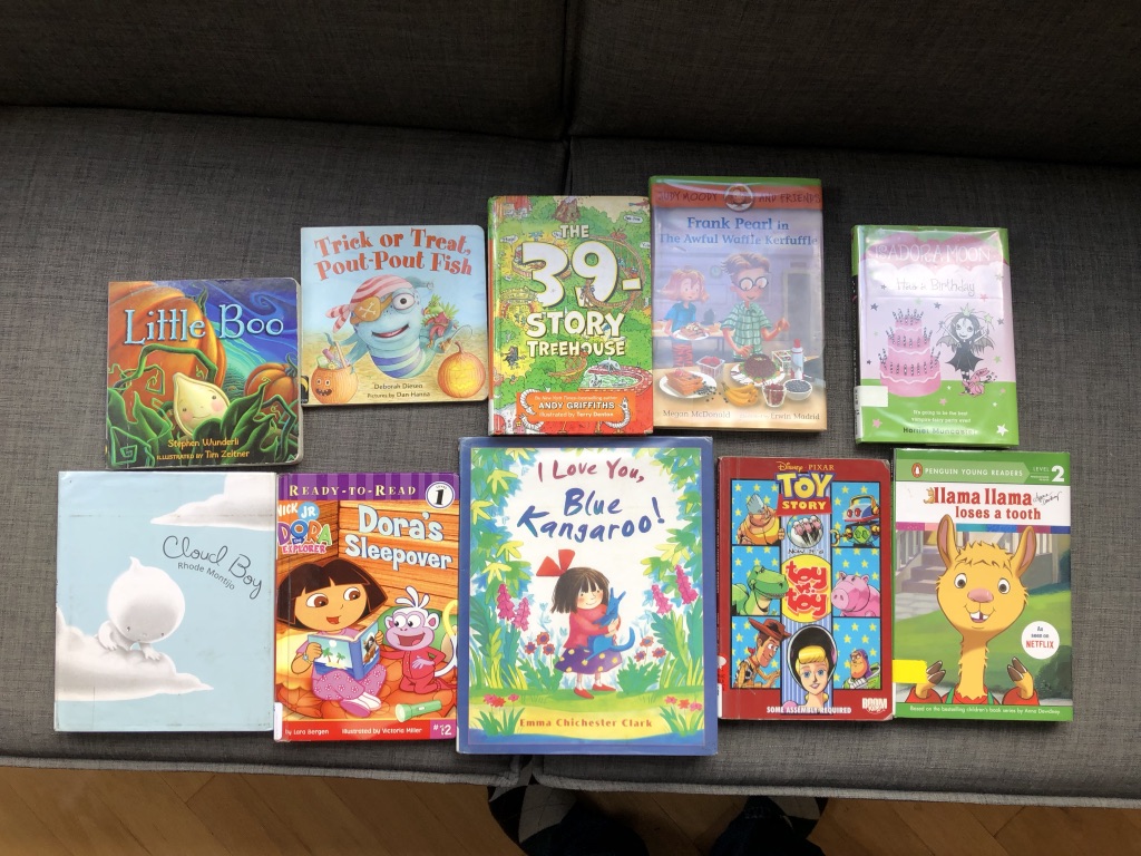 March 2019 library books
